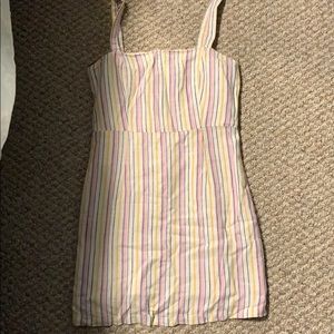 Wide strap summer dress